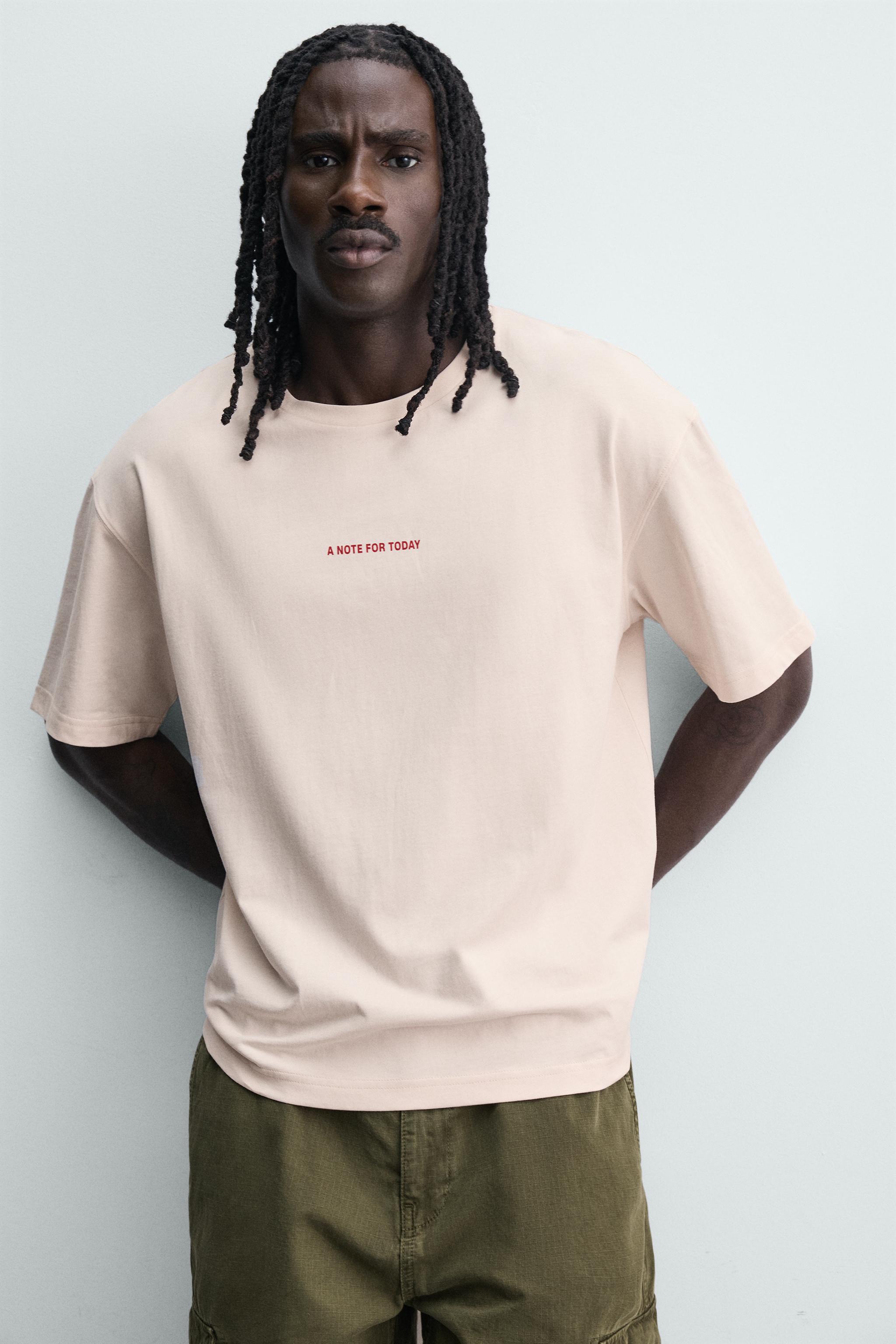 RELAXED FIT TEXT PRINT T-SHIRT